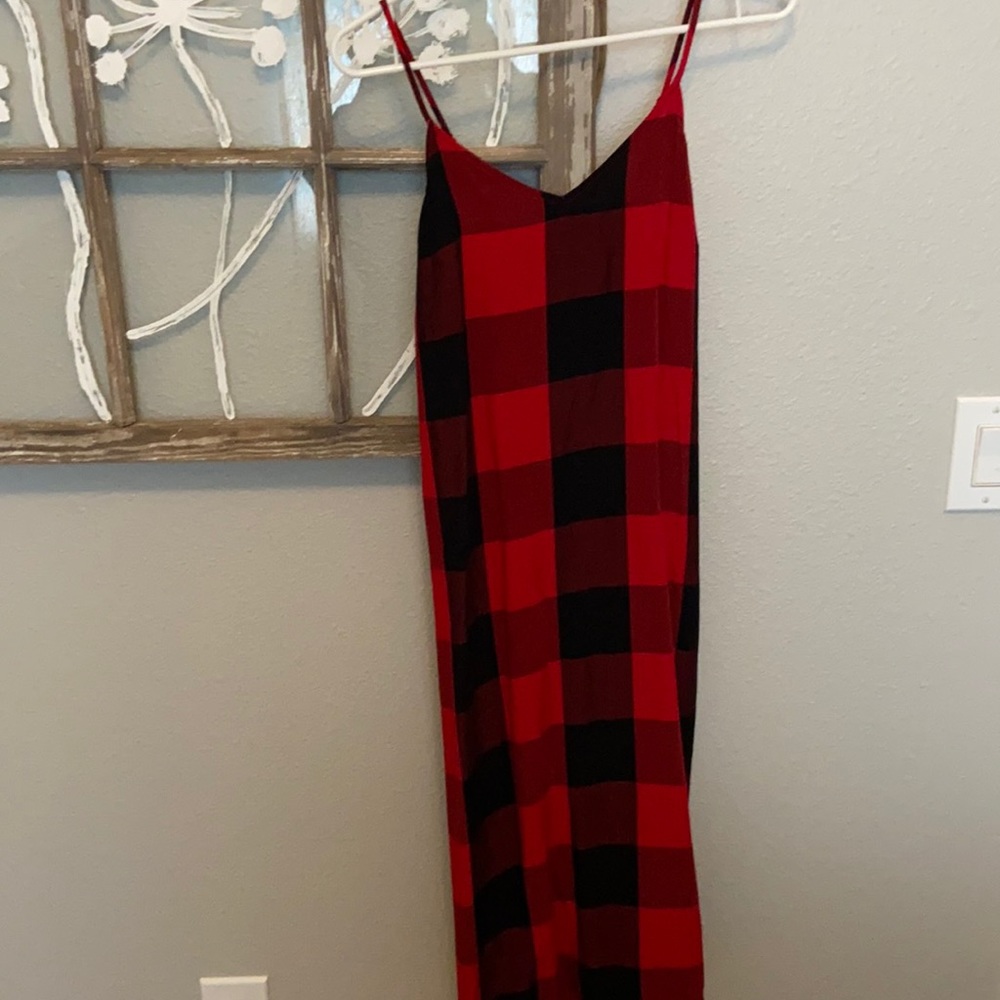 Black and red dress